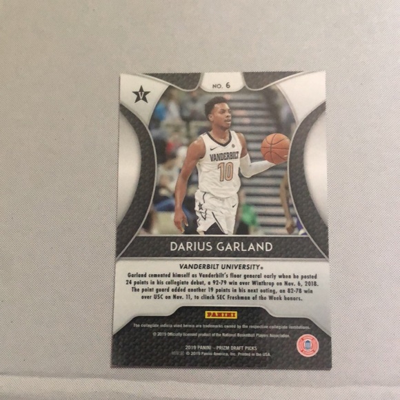Darius Garland panini prism rookie card - Picture 7 of 7